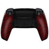 eXtremeRate Textured Red Back Paddles Remappable Rise Remap Kit for PS5 Controller, Upgrade Board & Redesigned Back Shell & Back Buttons Attachment for PS5 Controller - Controller NOT Included - XPFP3042G2