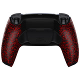 eXtremeRate Textured Red Back Paddles Remappable RISE Remap Kit for PS5 Controller BDM-030/040, Upgrade Board & Redesigned Back Shell & Back Buttons Attachment for PS5 Controller - Controller NOT Included - XPFP3042G3
