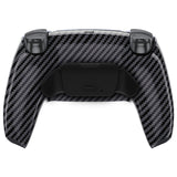 eXtremeRate Graphite Carbon Fiber Pattern Back Paddles Remappable Rise 2.0 Remap Kit for PS5 Controller BDM-010/020, Upgrade Board & Redesigned Back Shell & Back Buttons Attachment for PS5 Controller - Controller NOT Included - XPFS2002G2