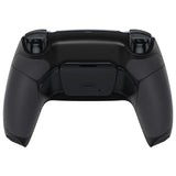 eXtremeRate Black Rubberized Grip  Back Paddles Remappable Rise Remap Kit for PS5 Controller, Upgrade Board & Redesigned Back Shell & Back Buttons Attachment for PS5 Controller - Controller NOT Included - XPFU6001