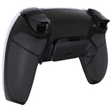eXtremeRate Black Rubberized Grip Remappable RISE Remap Kit for PS5 Controller BDM-030, Upgrade Board & Redesigned Black Back Shell & Back Buttons for PS5 Controller - Controller NOT Included - XPFU6001G3