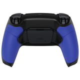 eXtremeRate Blue Rubberized Grip Back Paddles Remappable Rise 2.0 Remap Kit for PS5 Controller, Upgrade Board & Redesigned Back Shell & Back Buttons Attachment for PS5 Controller - Controller NOT Included - XPFU6003