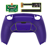 eXtremeRate Galactic Purple Grip Back Paddles Remappable Rise Remap Kit for PS5 Controller, Upgrade Board & Redesigned Back Shell & Back Buttons Attachment for PS5 Controller - Controller NOT Included - XPFU6007