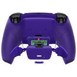 eXtremeRate Galactic Purple Grip Back Paddles Remappable Rise Remap Kit for PS5 Controller, Upgrade Board & Redesigned Back Shell & Back Buttons Attachment for PS5 Controller - Controller NOT Included - XPFU6007