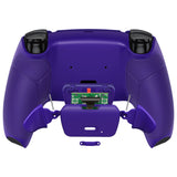 eXtremeRate Galactic Purple Grip Back Paddles Remappable Rise 2.0 Remap Kit for PS5 Controller, Upgrade Board & Redesigned Back Shell & Back Buttons Attachment for PS5 Controller - Controller NOT Included - XPFU6007