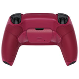 eXtremeRate Cosmic Red Rubberized Grip Back Paddles Remappable Rise Remap Kit for PS5 Controller, Upgrade Board & Redesigned Back Shell & Back Buttons Attachment for PS5 Controller - Controller NOT Included - XPFU6008