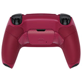 eXtremeRate Cosmic Red Rubberized Grip Remappable RISE Remap Kit for PS5 Controller BDM-030/040,, Upgrade Board & Redesigned Cosmic Red Back Shell & Back Buttons for PS5 Controller - Controller NOT Included - XPFU6008G3