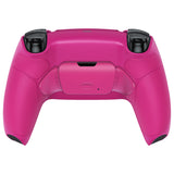 eXtremeRate Nova Pink Rubberized Grip remappable RISE Remap Kit for PS5 Controller BDM-030/040,, Upgrade Board & Redesigned Nova Pink Back Shell & Back Buttons for PS5 Controller - Controller NOT Included - XPFU6009G3