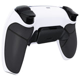 eXtremeRate Rubberized White Black- Black Grip Back Paddles Remappable Rise 2.0 Remap Kit for ps5 Controller, Upgrade Board & Redesigned Back Shell & Back Buttons Attachment for ps5 Controller - Controller NOT Included - XPFU6010