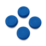 PlayVital Thumb Grip Caps for Steam Deck LCD, for PS Portal Remote Player Silicone Thumbsticks Grips Joystick Caps for Steam Deck OLED - Raised Dots & Studded Design - Blue - YFSDM020