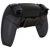 eXtremeRate Black Real Metal Buttons (RMB) Version RISE4 Remap Kit for PS5 Controller BDM-030/040 with Black Rubberized Grip Black Redesigned Back Shell, Upgrade Board & 4 Back Buttons for PS5 Controller - YPFJ7001G3