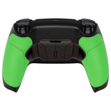 eXtremeRate Black Real Metal Buttons (RMB) Version RISE4 Remap Kit for PS5 Controller BDM-010/020 - Rubberized Green - YPFJ7003