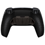 eXtremeRate Textured Black Remappable Real Metal Buttons (RMB) Version RISE4 Remap Kit for PS5 Controller BDM-030, Upgrade Board & Redesigned Back Shell & 4 Back Buttons for PS5 Controller - YPFJ7006G3