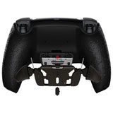 eXtremeRate Textured Black Remappable Real Metal Buttons (RMB) Version RISE4 Remap Kit for PS5 Controller BDM-030, Upgrade Board & Redesigned Back Shell & 4 Back Buttons for PS5 Controller - YPFJ7006G3