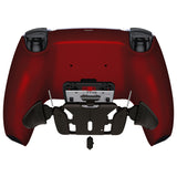 eXtremeRate Black Real Metal Buttons (RMB) Version RISE4 Remap Kit for PS5 Controller BDM-010/020 - Scarlet Red - YPFJ7007