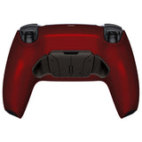 eXtremeRate Black Real Metal Buttons (RMB) Version RISE4 Remap Kit for PS5 Controller BDM-030 with Scarlet Red Redesigned Back Shell, Upgrade Board & 4 Back Buttons for PS5 Controller - YPFJ7007G3