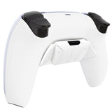 eXtremeRate White Black Remappable RISE4 Remap Kit for PS5 Controller BDM-030, Upgrade Board & Redesigned Back Shell & 4 Back Buttons for PS5 Controller - Controller NOT Included - YPFP3006G3