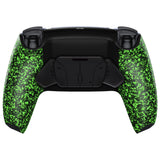 eXtremeRate Textured Green Remappable RISE4 Remap Kit for PS5 Controller BDM 010 & BDM 020, Upgrade Board & Redesigned Back Shell & 4 Back Buttons for PS5 Controller - Controller NOT Included - YPFP3010