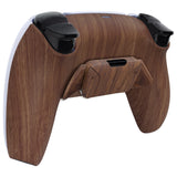 eXtremeRate Wood Grain Pattern Remappable RISE 4.0 Remap Kit for PS5 Controller BDM 010 & BDM 020, Upgrade Board & Redesigned Back Shell & 4 Back Buttons for PS5 Controller - Controller NOT Included - YPFS2001
