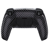 eXtremeRate Graphite Carbon Fiber Pattern Remappable RISE4 Remap Kit for PS5 Controller BDM 010 & BDM 020, Upgrade Board & Redesigned Back Shell & 4 Back Buttons for PS5 Controller - Controller NOT Included - YPFS2002