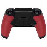 eXtremeRate Red Rubberized Grip Remappable RISE 4.0 Remap Kit for PS5 Controller BDM 010 & BDM 020, Upgrade Board & Redesigned Back Shell & 4 Back Buttons for PS5 Controller - Controller NOT Included - YPFU6005