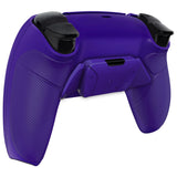 eXtremeRate Galactic Purple Rubberized Grip Remappable RISE4 Remap Kit for PS5 Controller BDM-030/040, Upgrade Board & Redesigned Galactic Purple Back Shell & 4 Back Buttons for PS5 Controller - Controller NOT Included - YPFU6007G3