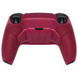 eXtremeRate Cosmic Red Rubberized Grip Remappable RISE 4.0 Remap Kit for PS5 Controller BDM 010 & BDM 020, Upgrade Board & Redesigned Back Shell & 4 Back Buttons for PS5 Controller - Controller NOT Included - YPFU6008