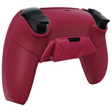 eXtremeRate Cosmic Red Rubberized Grip Remappable RISE 4.0 Remap Kit for PS5 Controller BDM 010 & BDM 020, Upgrade Board & Redesigned Back Shell & 4 Back Buttons for PS5 Controller - Controller NOT Included - YPFU6008