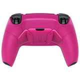 eXtremeRate Nova Pink Rubberized Grip Remappable RISE4 Remap Kit for PS5 Controller BDM 010 & BDM 020, Upgrade Board & Redesigned Back Shell & 4 Back Buttons for PS5 Controller - Controller NOT Included - YPFU6009