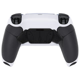 eXtremeRate White Black Rubberized Grip Remappable RISE4 Remap Kit for PS5 Controller BDM 010 & BDM 020, Upgrade Board & Redesigned Back Shell & 4 Black Back Buttons for PS5 Controller - Controller NOT Included - YPFU6010