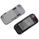 PlayVital Classics NES Style Protective Grip Case for Nintendo Switch Lite, Hard Cover Protector for Nintendo Switch Lite - Screen Protector & Thumb Grips & Buttons Caps Stickers Included - YYNLY001