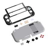 PlayVital Classics NES Style Protective Grip Case for Nintendo Switch Lite, Hard Cover Protector for Nintendo Switch Lite - Screen Protector & Thumb Grips & Buttons Caps Stickers Included - YYNLY001