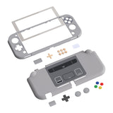 PlayVital SFC SNES Classic EU Style Protective Grip Case for Nintendo Switch Lite, Hard Cover Protector for Nintendo Switch Lite - Screen Protector & Thumb Grips & Buttons Caps Stickers Included - YYNLY002