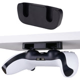 playvital Under Desk Controller Stand for ps5, Controller Table Mount for ps4 Controller, Controller Desk Holder Controller Organizer Display Stand Gaming Accessories for ps5/4 - Black - ZJPFM002
