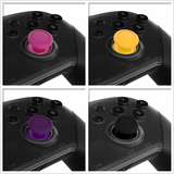 eXtremeRate Replacement 3D Joystick Thumbsticks, Analog Thumb Sticks with PH00 Screwdriver for Nintendo Switch Pro Controller - Yellow & Purple & Pink & Black - ZKRM504