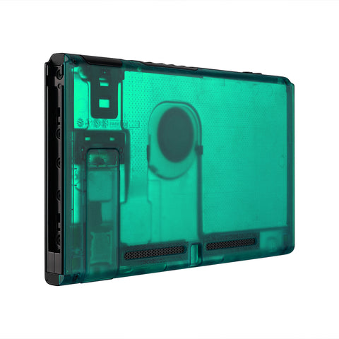 eXtremeRate Emerald Green Console Back Plate DIY Replacement Housing Shell Case for Nintendo Switch Console with Kickstand-JoyCon Shell NOT Included - ZM508