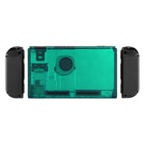 eXtremeRate Emerald Green Console Back Plate DIY Replacement Housing Shell Case with Kickstand for Nintendo Switch Console - ZM508