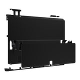 eXtremeRate Black Soft Touch Console Back Plate DIY Replacement Housing Shell Case with Metal Kickstand for Nintendo Switch OLED – Console and Joycon NOT Included - ZNSOP3006