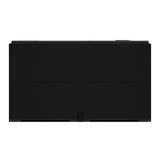 eXtremeRate Black Soft Touch Console Back Plate DIY Replacement Housing Shell Case with Metal Kickstand for Nintendo Switch OLED – Console and Joycon NOT Included - ZNSOP3006
