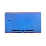 eXtremeRate Chameleon Purple Blue Glossy Console Back Plate DIY Replacement Housing Shell Case with Kickstand for Nintendo Switch Console - ZP301