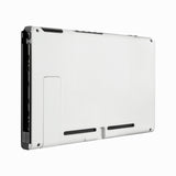 eXtremeRate White Console Back Plate DIY Replacement Housing Shell Case with Kickstand for Nintendo Switch Console - ZP303