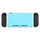 eXtremeRate Heaven Blue Console Back Plate DIY Replacement Housing Shell Case for Nintendo Switch Console with Kickstand - JoyCon Shell NOT Included - ZP307