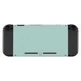 eXtremeRate Light Cyan Console Back Plate DIY Replacement Housing Shell Case with Kickstand for Nintendo Switch Console - ZP316