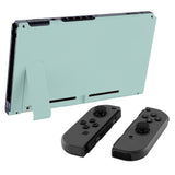 eXtremeRate Light Cyan Console Back Plate DIY Replacement Housing Shell Case with Kickstand for Nintendo Switch Console - ZP316
