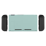 eXtremeRate Light Cyan Console Back Plate DIY Replacement Housing Shell Case with Kickstand for Nintendo Switch Console - ZP316