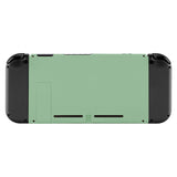 eXtremeRate Matcha Green Console Back Plate DIY Replacement Housing Shell Case for NS Switch Console with Kickstand – JoyCon Shell NOT Included - ZP319