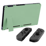 eXtremeRate Matcha Green Console Back Plate DIY Replacement Housing Shell Case for NS Switch Console with Kickstand – JoyCon Shell NOT Included - ZP319