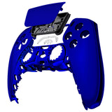 eXtremeRate Chrome Blue Touchpad Front Housing Shell Compatible with ps5 Controller BDM-010/020/030/040, DIY Replacement Shell Custom Touch Pad Cover Compatible with ps5 Controller - ZPFD4004G3