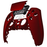 eXtremeRate Scarlet Red Touchpad Front Housing Shell Compatible with ps5 Controller BDM-010/020/030/040, DIY Replacement Shell Custom Touch Pad Cover Compatible with ps5 Controller - ZPFP3003G3