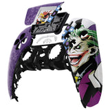 eXtremeRate Clown Cards Touchpad Front Housing Shell Compatible with ps5 Controller BDM-010/020/030/040, DIY Replacement Shell Custom Touch Pad Cover Compatible with ps5 Controller - ZPFT1012G3